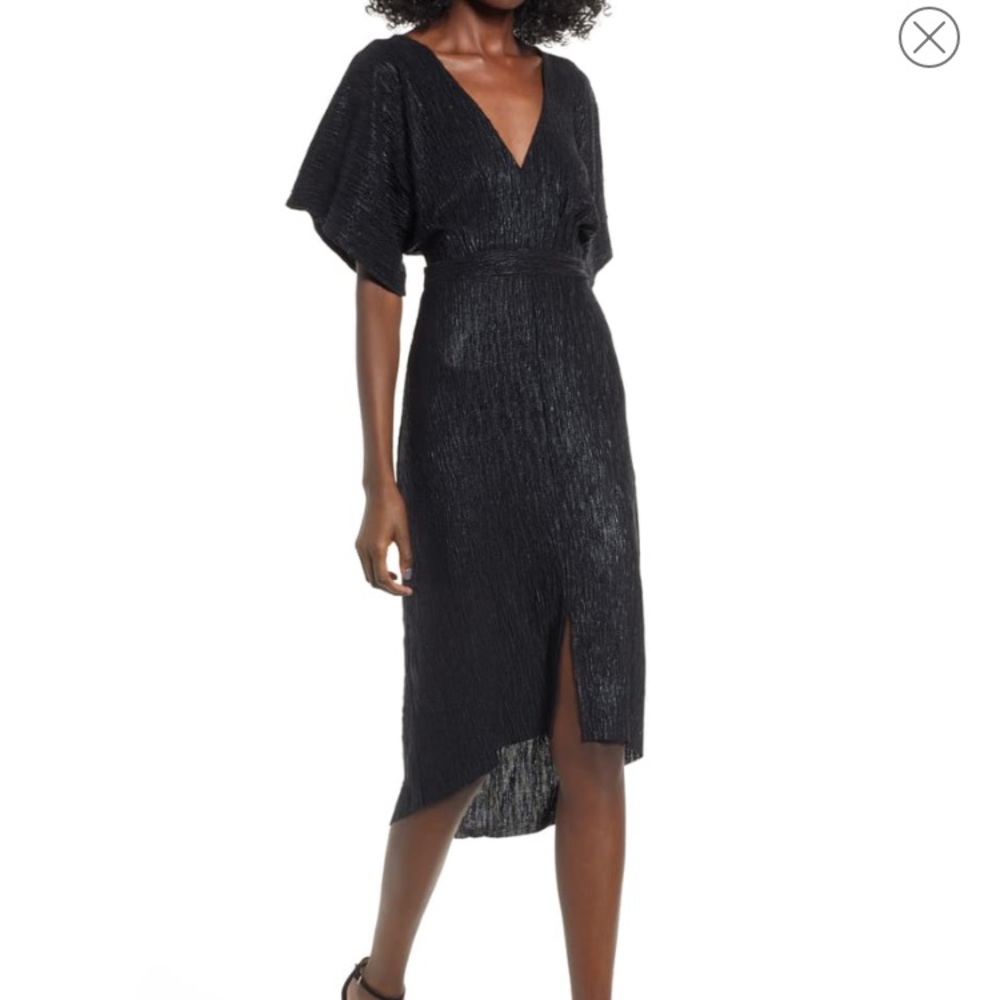 V Neck High/Low dress